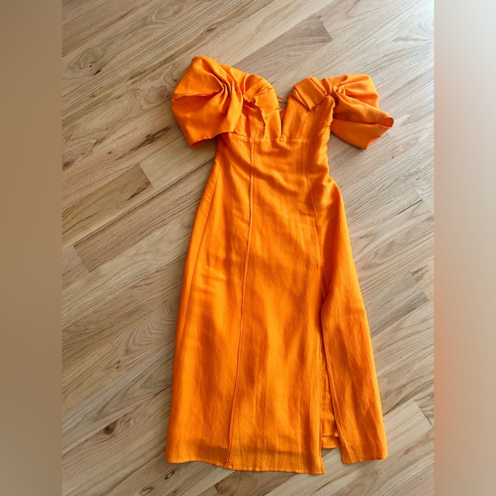 Cult Gaia Muna off the shoulder A line dress